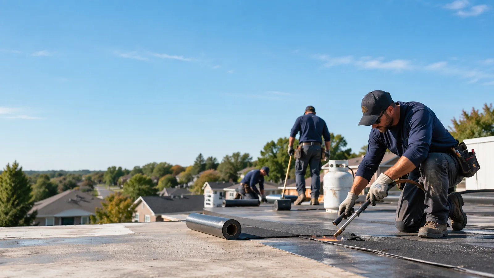Flat Roof Leak Repair providers in Grant, OK
